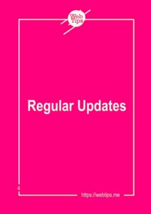ebook Cover for chapter one which is Regular Updates