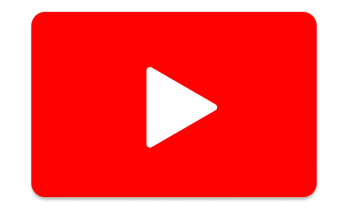 Youtube logo, in red and white