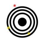 Ignoring SEO Best Practices icon illustrated by a black dart game with missed tries